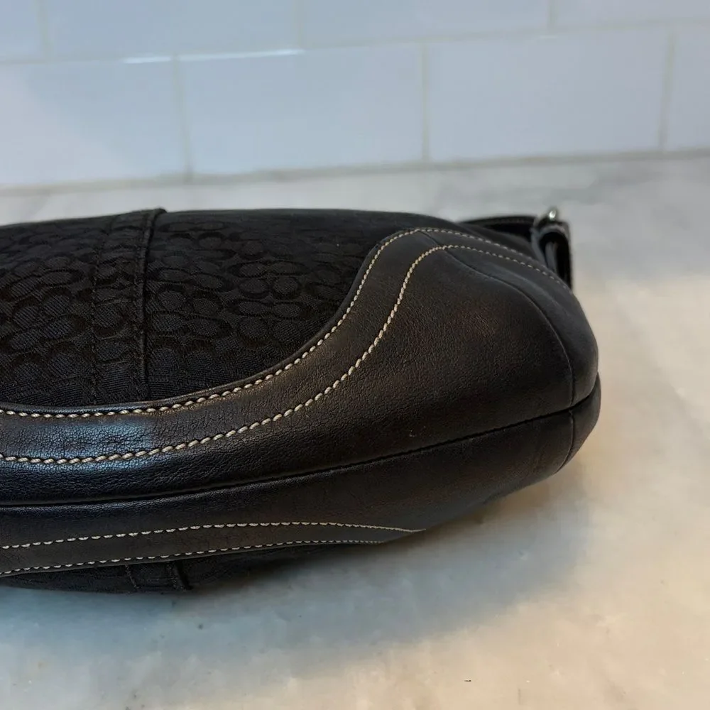 Coach Bag Purse Handbag Y2K Soho Hobo Vintage Jacquard Signature Mini Shoulder
